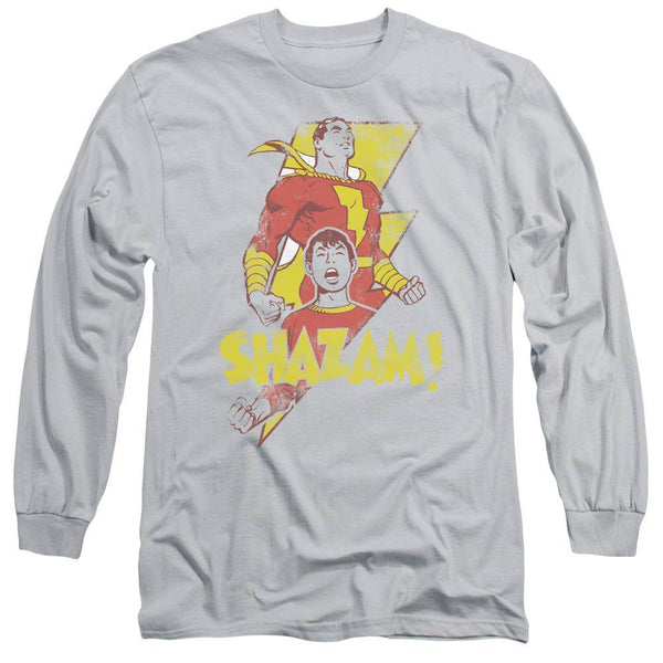 Shazam Transformation Long Sleeve T-Shirt - Rocker Merch