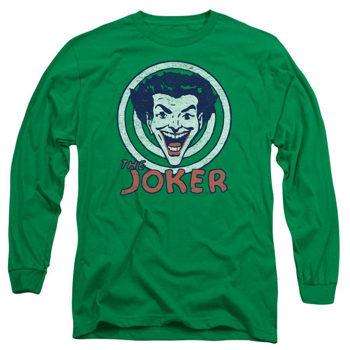 The Joker Vintage Joke Target Long Sleeve T-Shirt - Rocker Merch