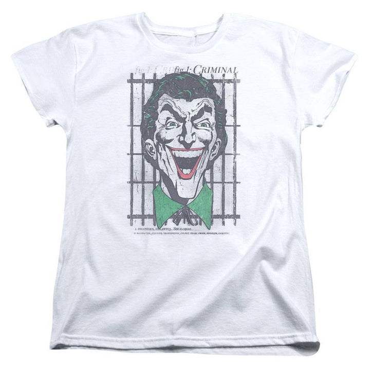 The Joker Criminal Women's T-Shirt | Rocker Merch