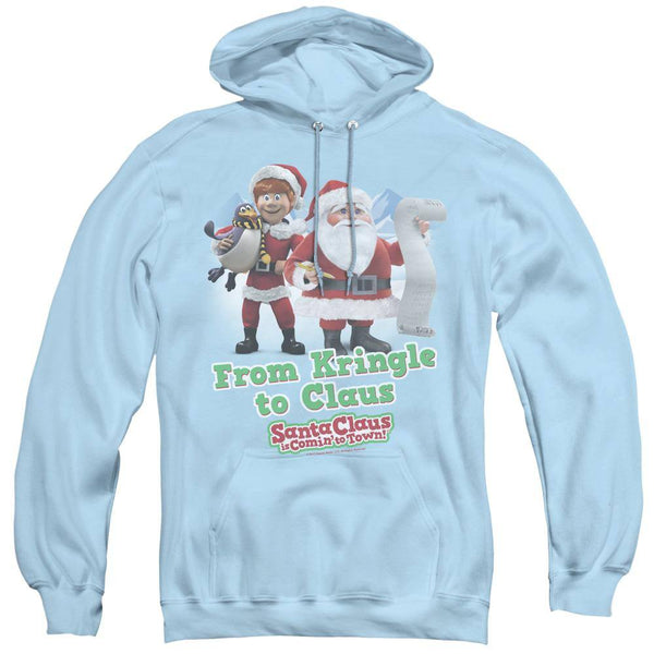 Santa Claus Is Comin' To Town Kringle To Claus Hoodie - Rocker Merch