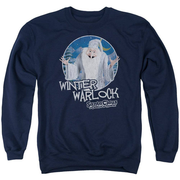 Santa Claus Is Comin' To Town Winter Warlock Sweatshirt - Rocker Merch
