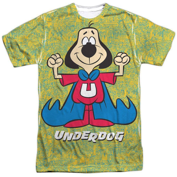 Underdog Flexing Sublimation T-Shirt - Rocker Merch
