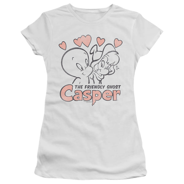 Casper the Friendly Ghost Hearts Juniors T-Shirt