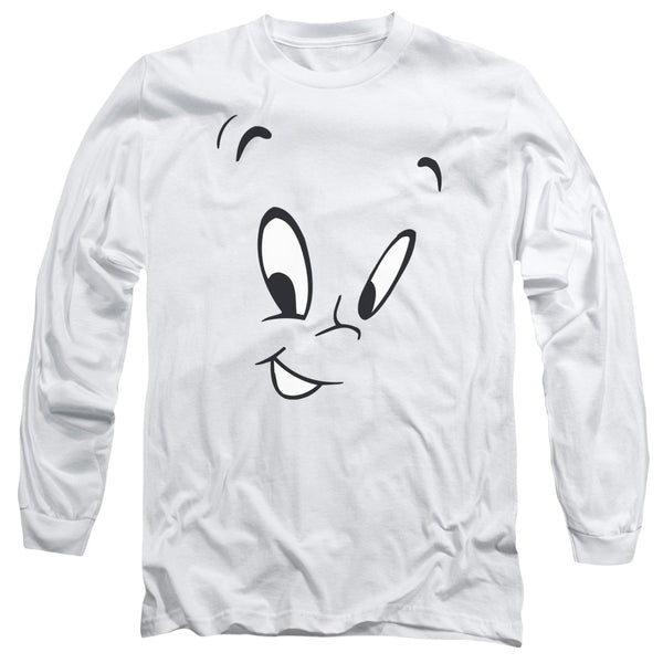 Casper the Friendly Ghost Face Long Sleeve T-Shirt