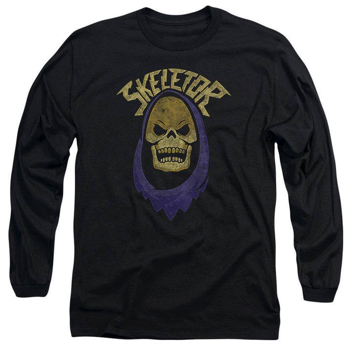 Masters Of The Universe Skeletor Hood Long Sleeve T-Shirt - Rocker Merch™