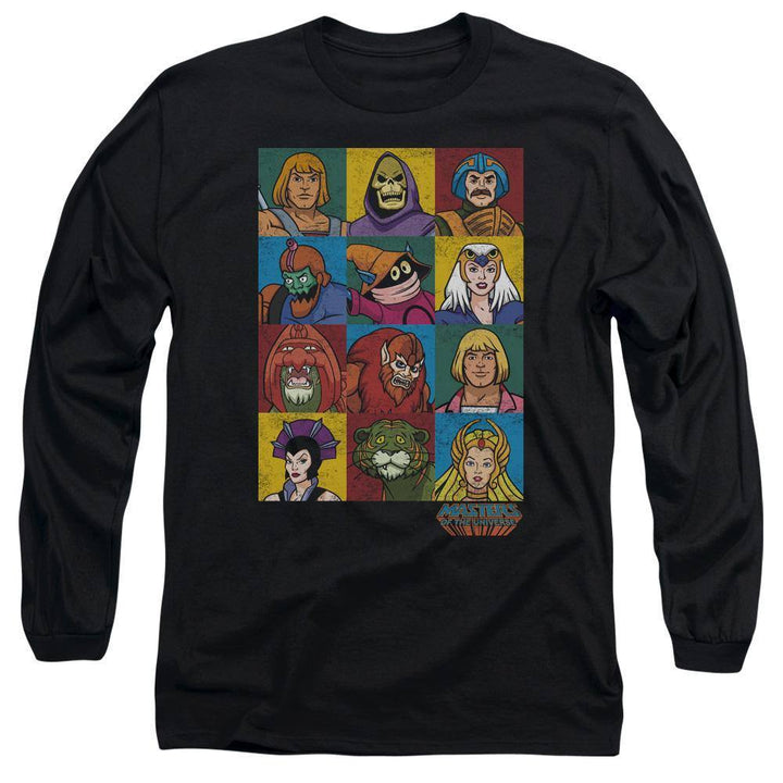 Masters Of The Universe Characters Long Sleeve T-Shirt - Rocker Merch