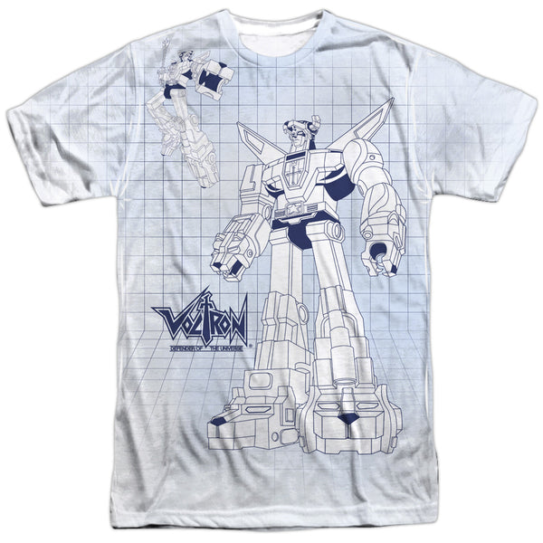 Voltron Blueprint Sublimation T-Shirt