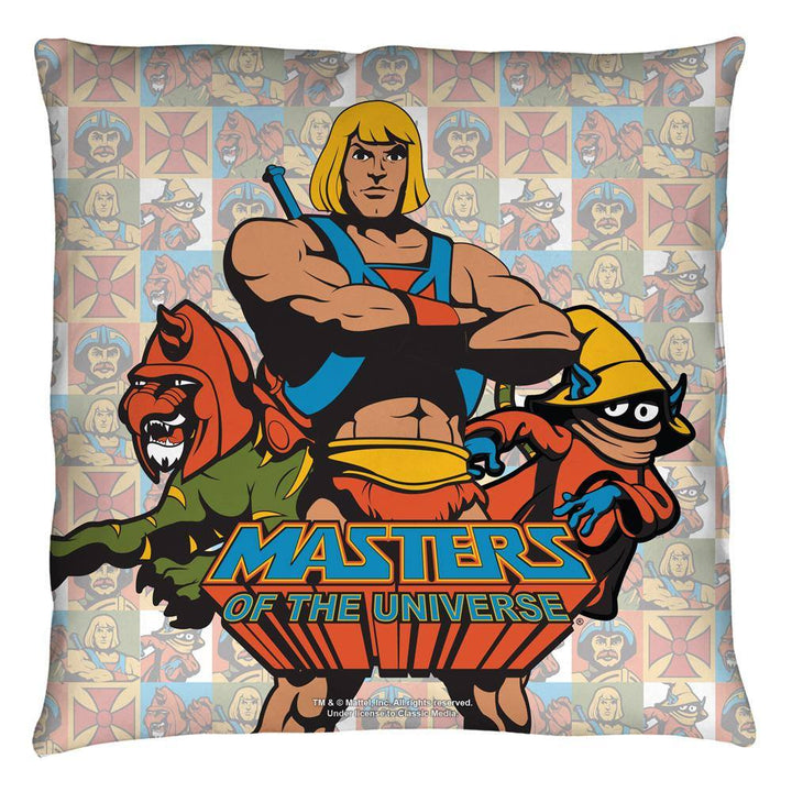 Masters Of The Universe Heroes Throw Pillow - Rocker Merch