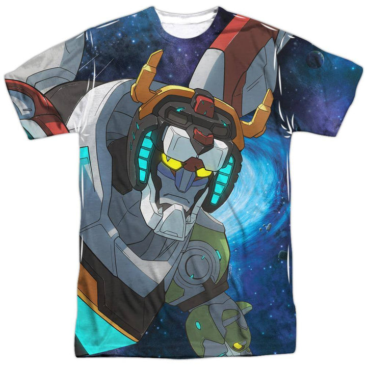 Voltron Legendary Defender In Space Sublimation T-Shirt - Rocker Merch