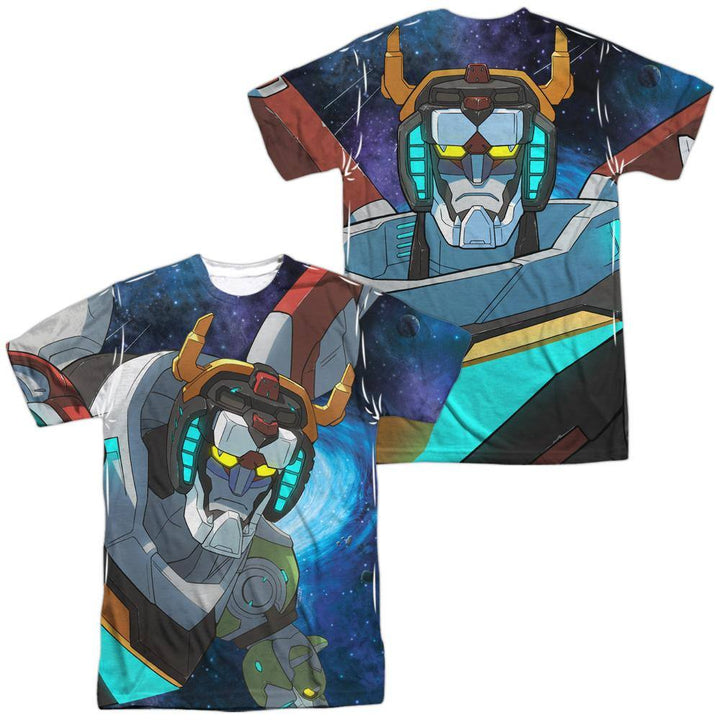 Voltron Legendary Defender In Space Sublimation T-Shirt - Rocker Merch
