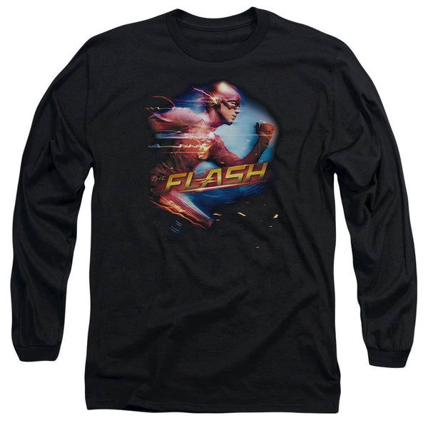 The Flash TV Show Fastest Man Long Sleeve T-Shirt | Rocker Merch™