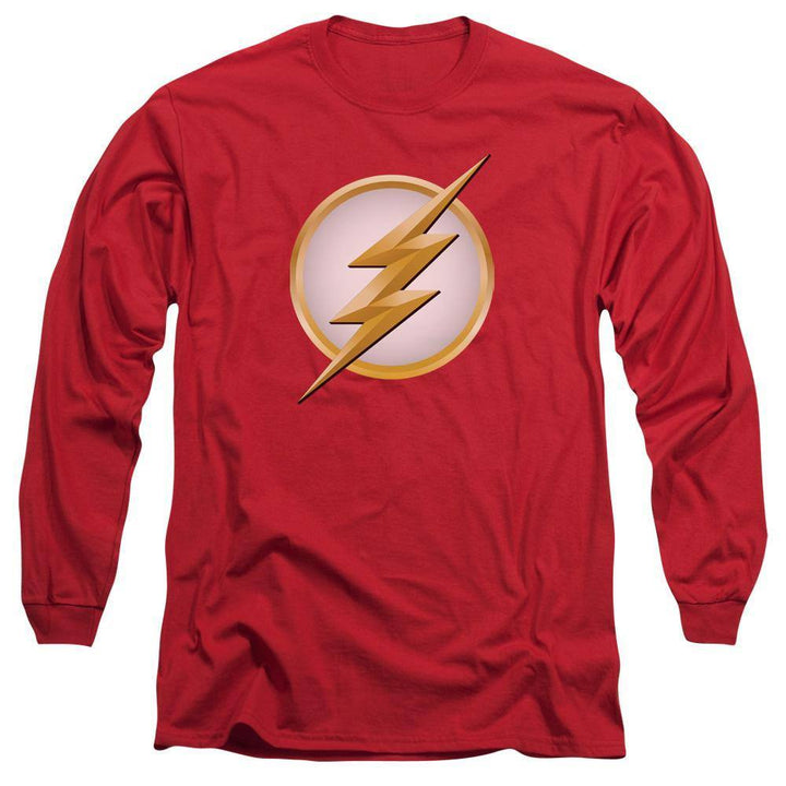 The Flash TV Show New Logo Long Sleeve T-Shirt - Rocker Merch