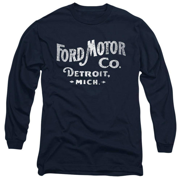 Ford Vintage Cars Motor Co Long Sleeve T-Shirt - Rocker Merch