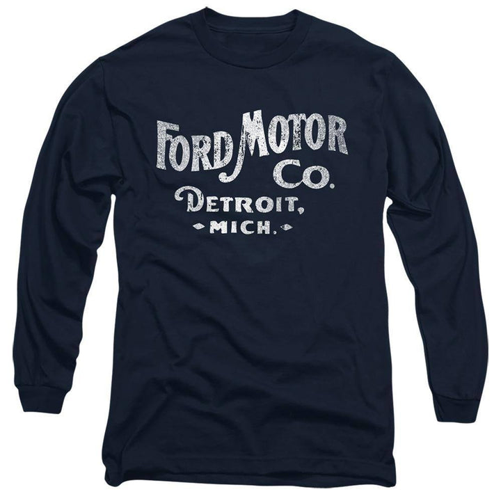 Ford Vintage Cars Motor Co Long Sleeve T-Shirt - Rocker Merch
