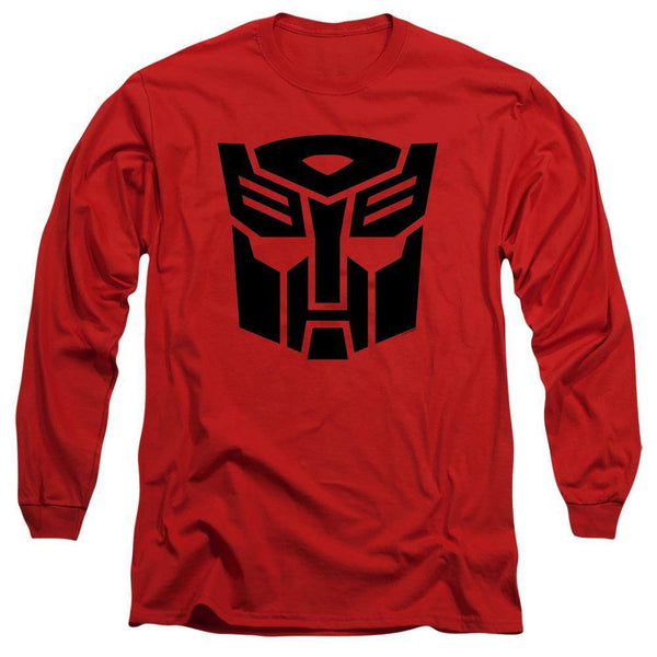 The Transformers Autobot Black Logo Long Sleeve T-Shirt | Rocker Merch™