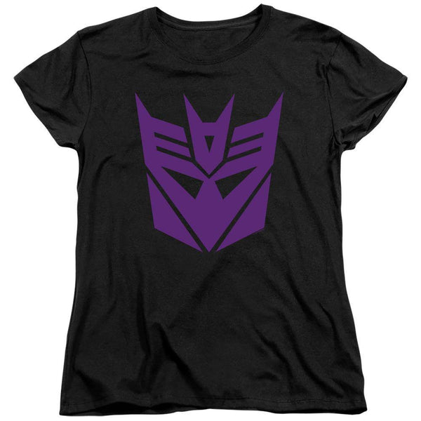 The Transformers Decepticon Purple Logo Women's T-Shirt | Rocker Merch™