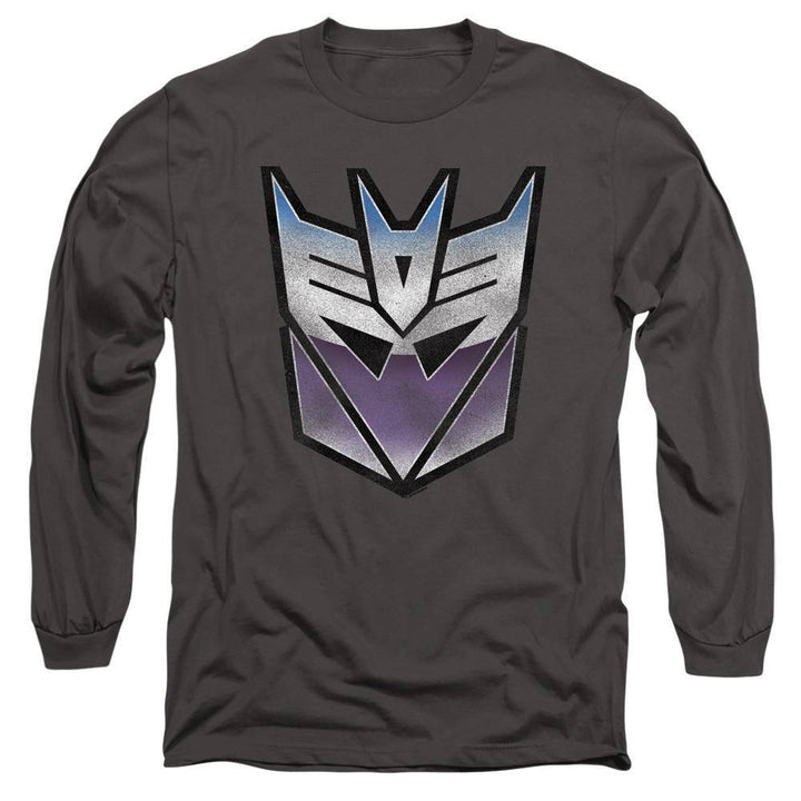 The Transformers Retro Decepticon Logo Long Sleeve T-Shirt | Rocker Merch™