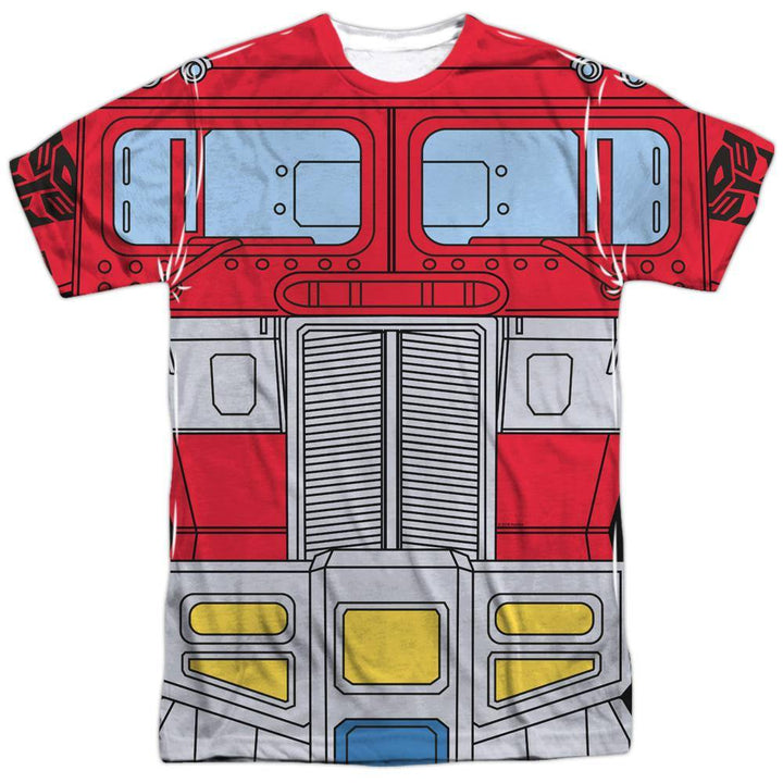 The Transformers Optimus Prime Costume Sublimation T-Shirt - Rocker Merch™