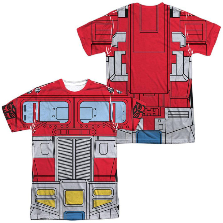 The Transformers Optimus Prime Costume Sublimation T-Shirt - Rocker Merch™