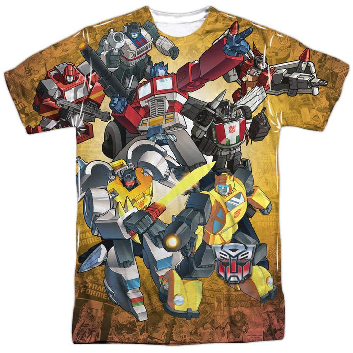 The Transformers Autobots VS Decepticons Sublimation T-Shirt - Rocker Merch