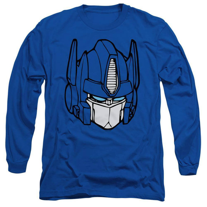 The Transformers Optimus Head Long Sleeve T-Shirt | Rocker Merch™