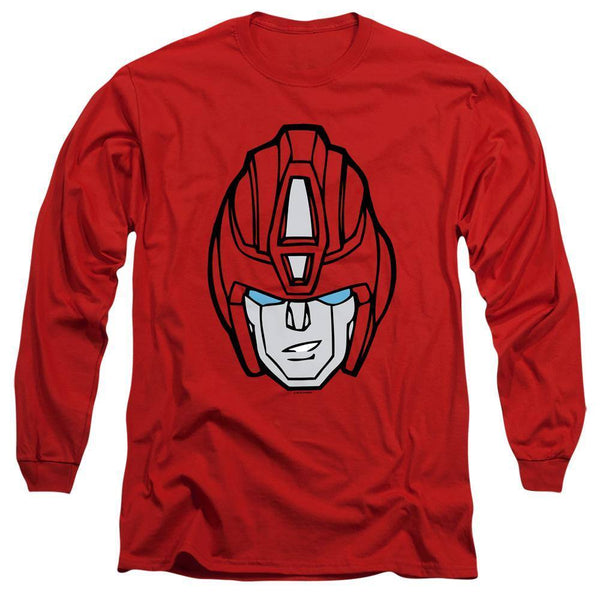 The Transformers Hot Rod Head Long Sleeve T-Shirt | Rocker Merch™
