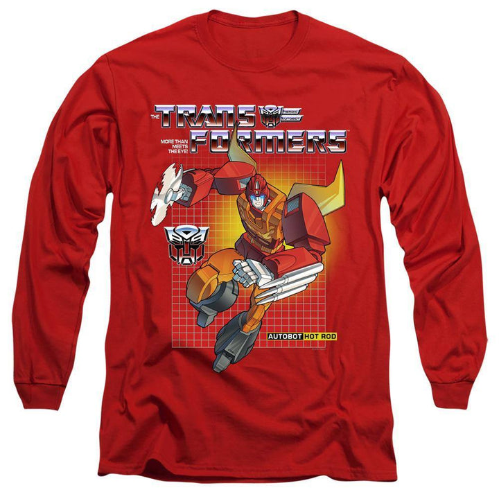 The Transformers Hot Rod Long Sleeve T-Shirt | Rocker Merch™