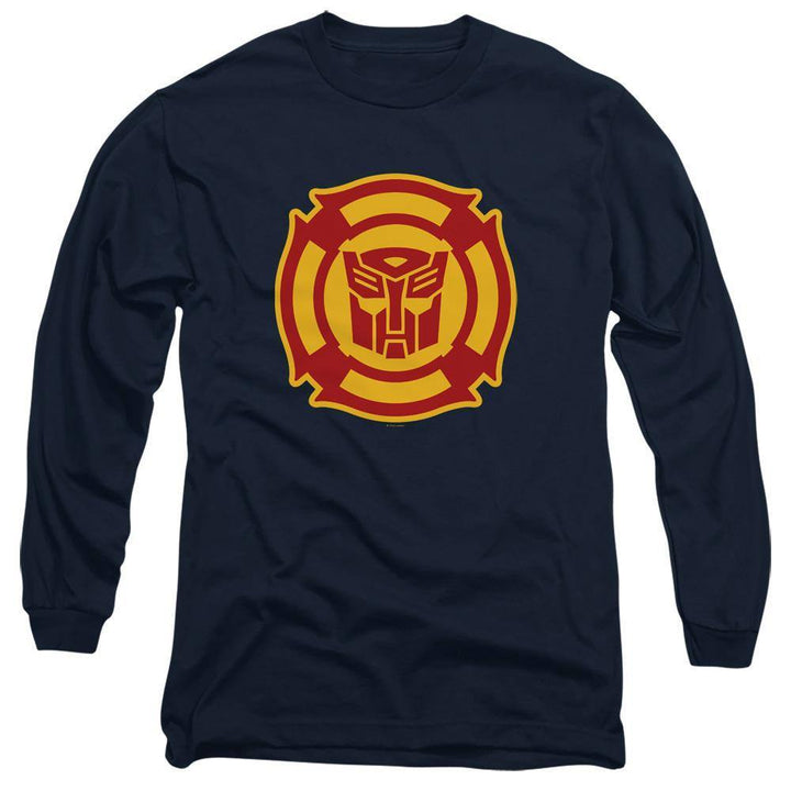 The Transformers Rescue Bots Logo Long Sleeve T-Shirt | Rocker Merch™