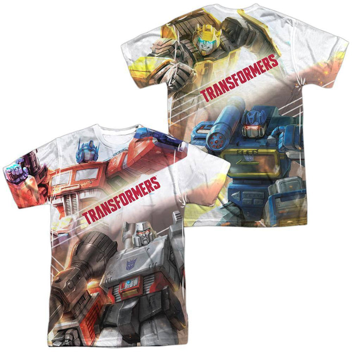 The Transformers Warriors Of Cybertron Sublimation T-Shirt | Rocker Merch™