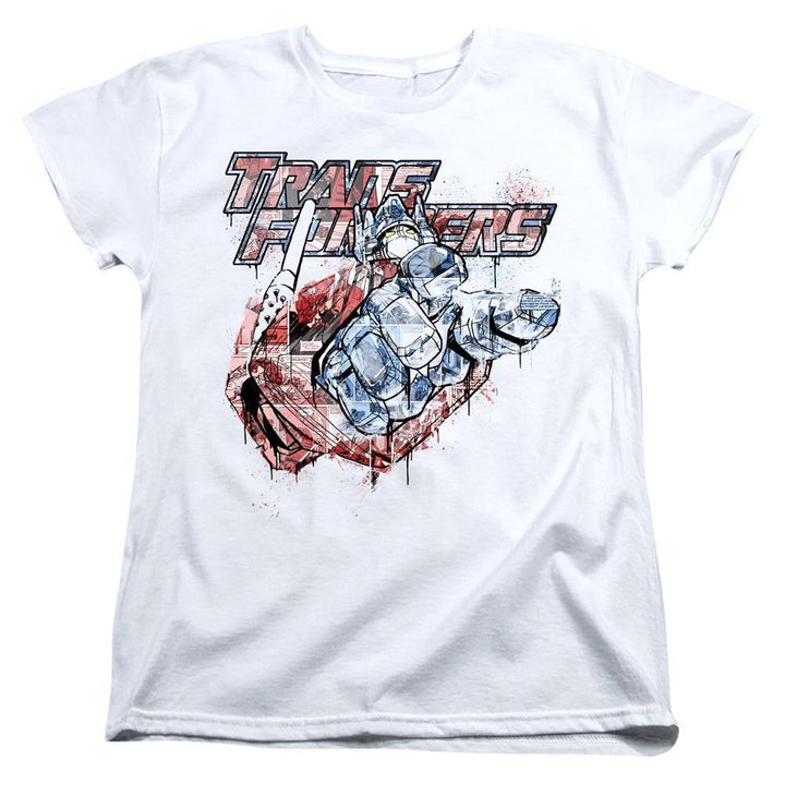 The Transformers Spray Panels Women's T-Shirt | Rocker Merch™
