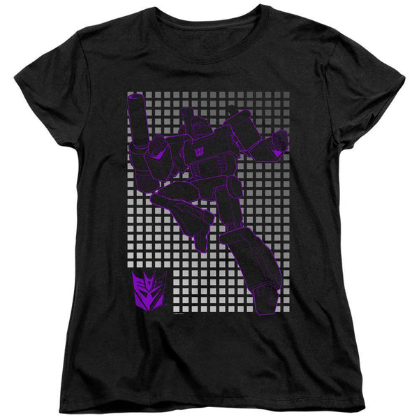 The Transformers Megatron Grid Women's T-Shirt | Rocker Merch™