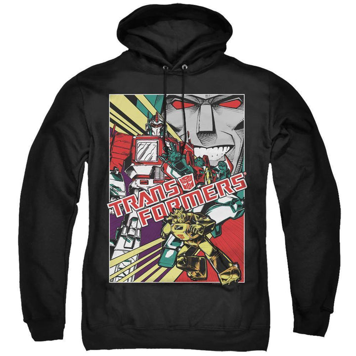 The Transformers Comic Poster Hoodie | Rocker Merch™