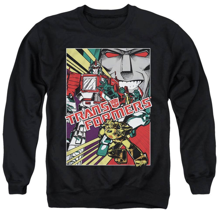 The Transformers Comic Poster Sweatshirt | Rocker Merch™