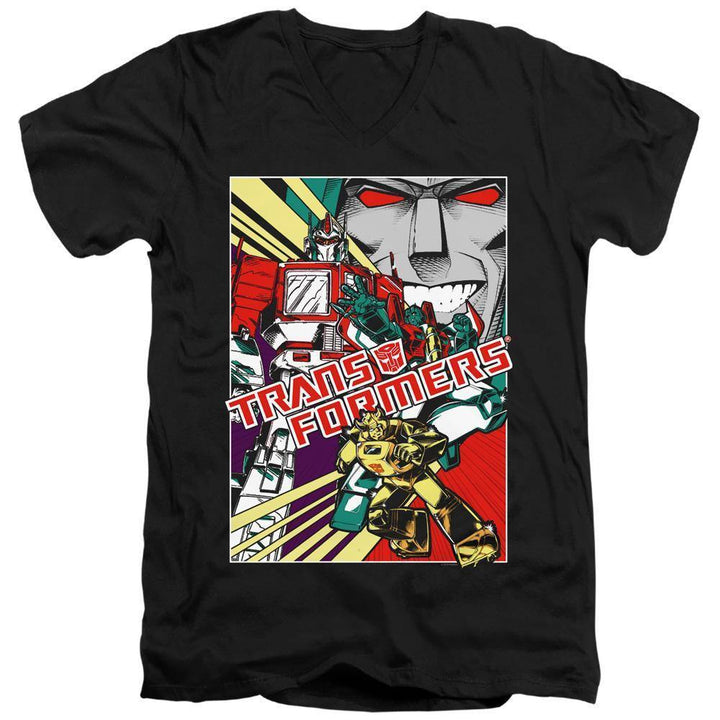 The Transformers Comic Poster T-Shirt | Rocker Merch™