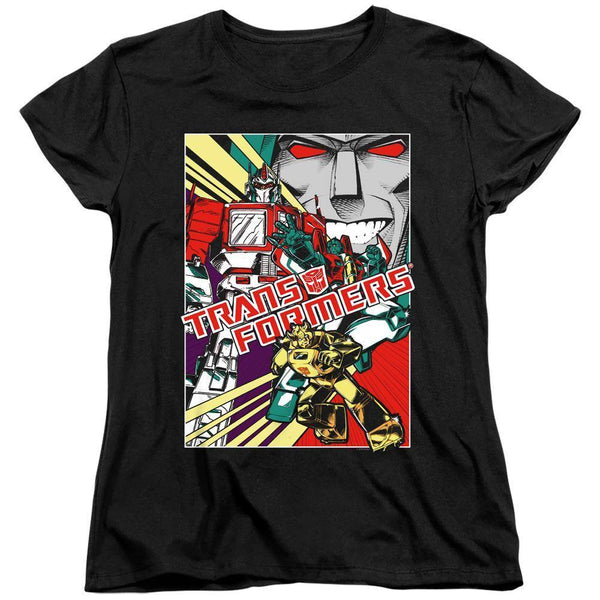 The Transformers Comic Poster Women's T-Shirt | Rocker Merch™