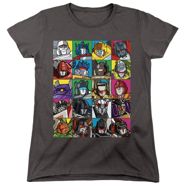 The Transformers Transformer Squares Women's T-Shirt | Rocker Merch™