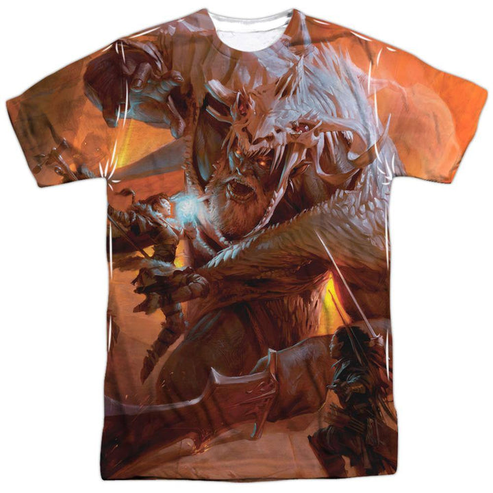 Dungeons & Dragons Player's Handbook Cover Sublimation T-Shirt - Rocker Merch