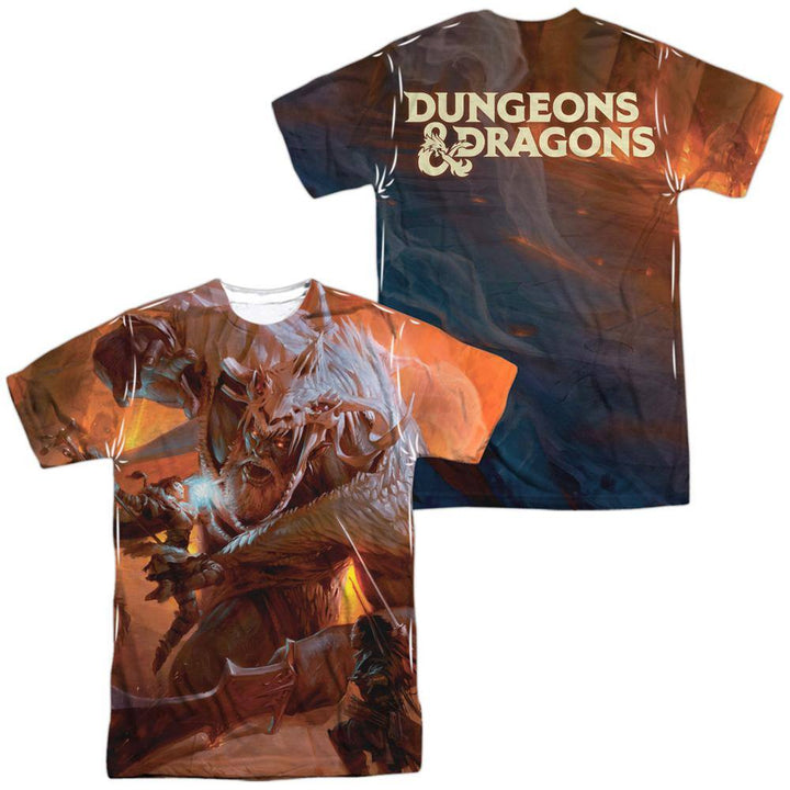 Dungeons & Dragons Player's Handbook Cover Sublimation T-Shirt - Rocker Merch