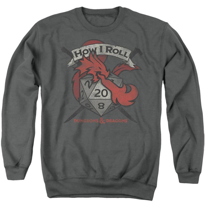 Dungeons & Dragons How I Roll Sweatshirt - Rocker Merch