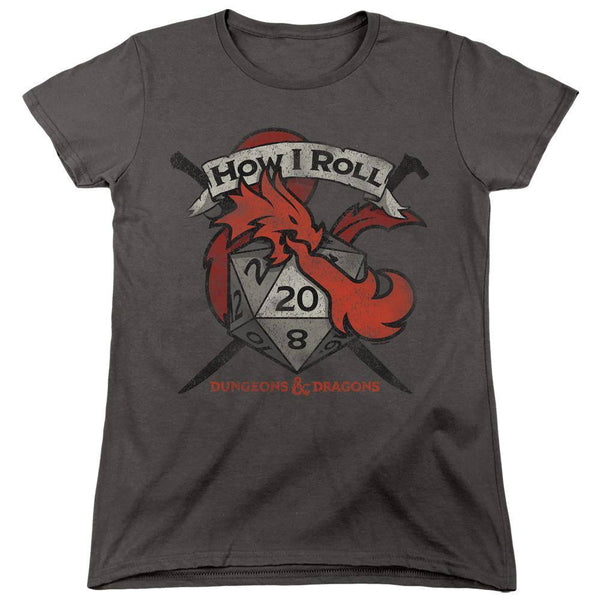 Dungeons & Dragons How I Roll Women's T-Shirt - Rocker Merch