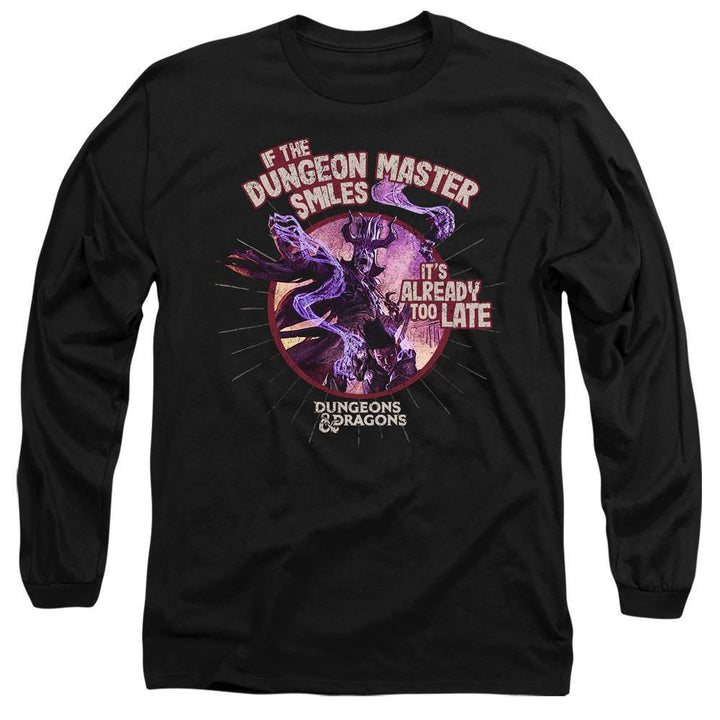 Dungeons & Dragons Dungeon Master Smiles Long Sleeve T-Shirt - Rocker Merch