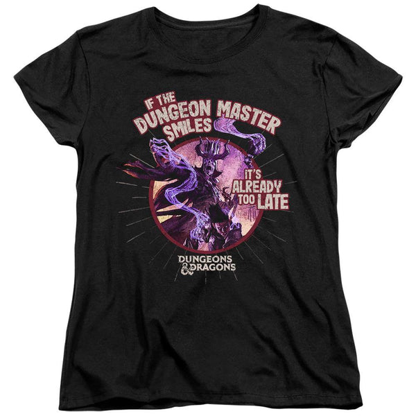 Dungeons & Dragons Dungeon Master Smiles Women's T-Shirt - Rocker Merch