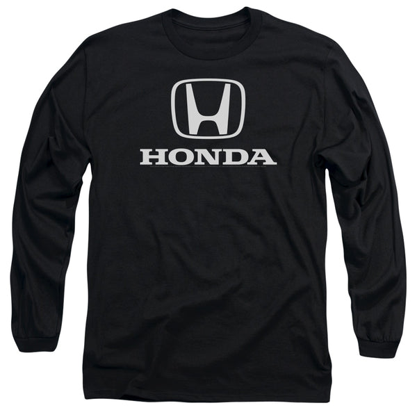 Honda Standard Logo Black Long Sleeve T-Shirt