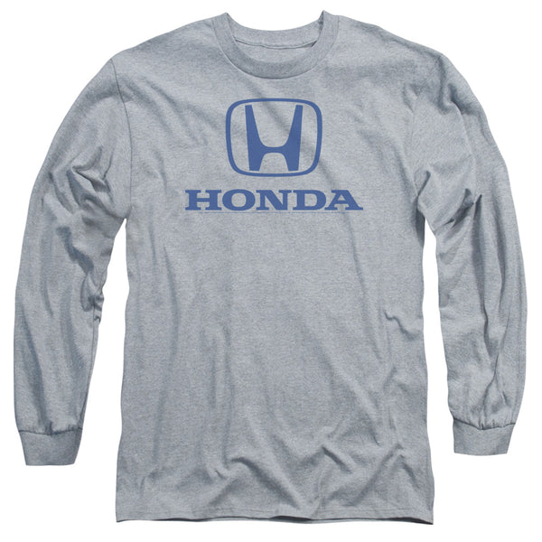 Honda Standard Logo Gray Long Sleeve T-Shirt
