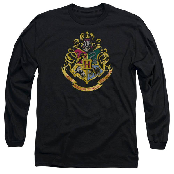 Harry Potter Hogwarts Crest Long Sleeve T-Shirt | Rocker Merch™