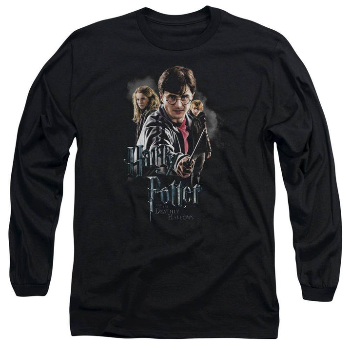 Harry Potter Deathly Hollows Cast Long Sleeve T-Shirt | Rocker Merch™