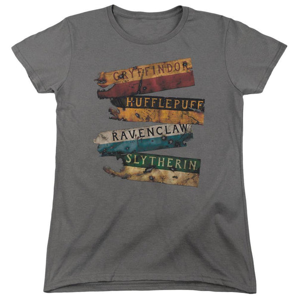 Harry Potter Burnt Banners Women's T-Shirt | Rocker Merch™