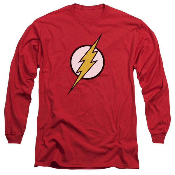 The Flash DC Comics Flash Logo Long Sleeve T-Shirt - Rocker Merch
