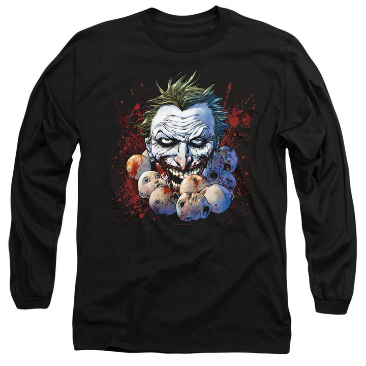 The Joker Doll Heads Long Sleeve T-Shirt | Rocker Merch