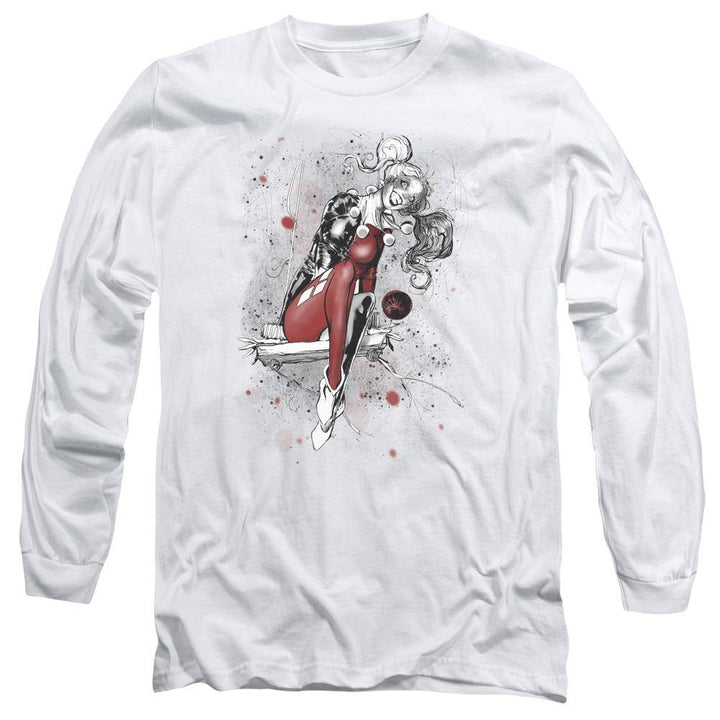 Harley Quinn Artist Sketch Long Sleeve T-Shirt - Rocker Merch™